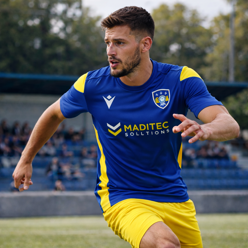 Camiseta técnica Macron Polis – Personalizable para equipos de fútbol - Imagen 5