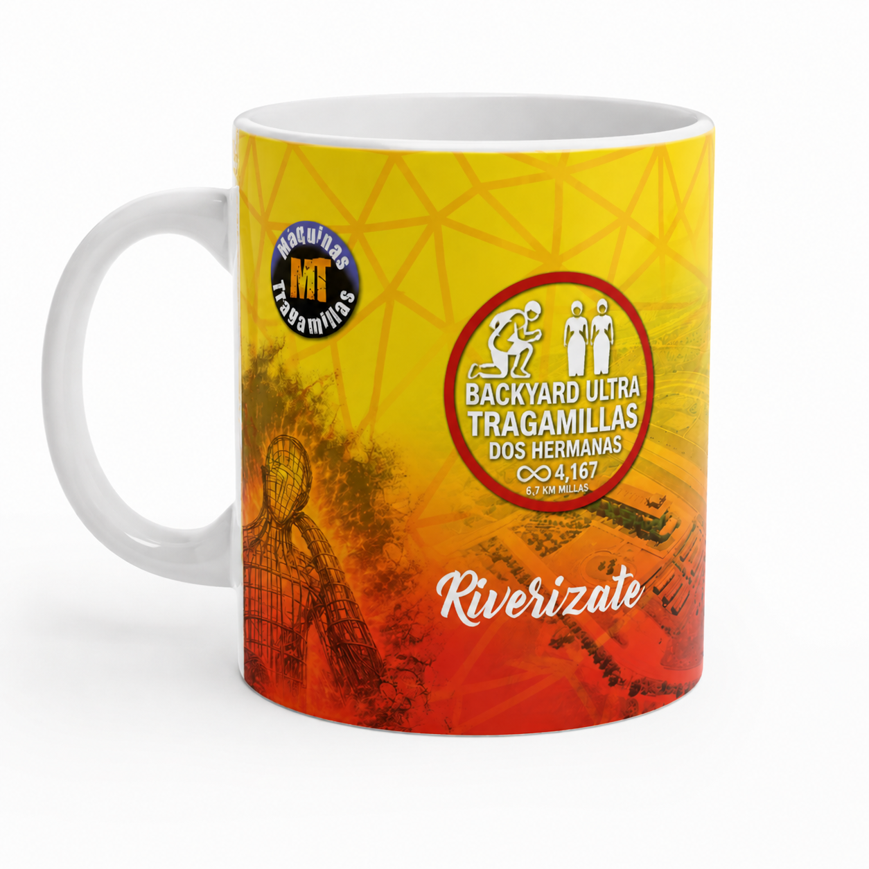 Taza Backyard Ultra Tragamillas